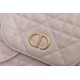Replica Dior Medium Dior Caro Backpack Pink Macrocannage 