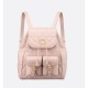Replica Dior Medium Dior Caro Backpack Pink Macrocannage 