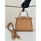 Replica Fendi Mini Iconic Peekaboo Bag Light Brown Replica Fendi Mini Iconic Peekaboo Bag Light Brown