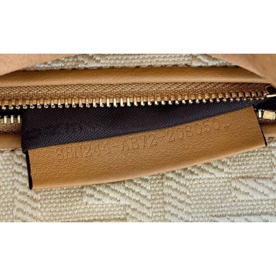 Replica Fendi Mini Iconic Peekaboo Bag Light Brown Replica Fendi Mini Iconic Peekaboo Bag Light Brown
