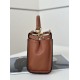 Replica Fendi Mini Iconic Peekaboo Bag Brown