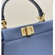 Replica Fendi Mini Iconic Peekaboo Bag Blue