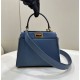 Replica Fendi Mini Iconic Peekaboo Bag Blue