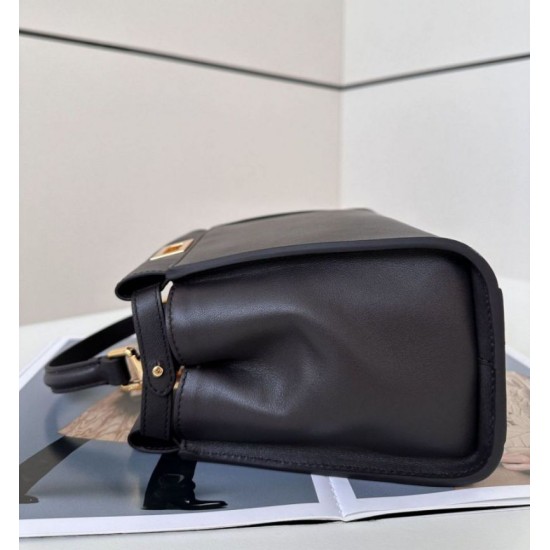 Replica Fendi Mini Iconic Peekaboo Bag Black