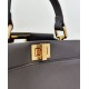 Replica Fendi Mini Iconic Peekaboo Bag Black