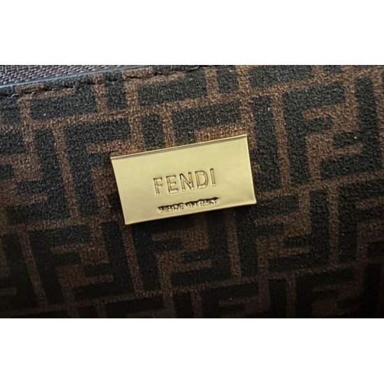Replica Fendi Mini Iconic Peekaboo Bag Black