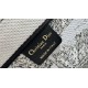 Replica Dior Medium Dior Book Tote Bag Embroidery Toile de Jouy Scotland Motif White/Black