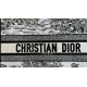 Replica Dior Medium Dior Book Tote Bag Embroidery Toile de Jouy Scotland Motif White/Black