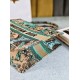 Replica Dior Medium Dioriviera Book Tote Raffia with Pink Toile de Jouy Sauvage Embroidery Fake Sale