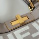 Replica Fendi Peekaboo-Tote Bag FF Gray