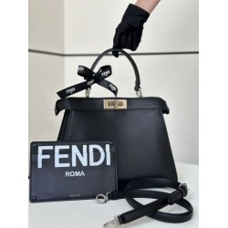 Replica Fendi by Marc jacobs peekaboo Bag Black