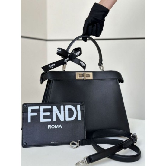 Replica Fendi by Marc jacobs peekaboo Bag Black