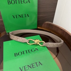 Best Replica BV Andiamo Intrecciato Nappa Belt Apricot Knockoff