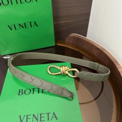 Best Replica BV Andiamo Intrecciato Nappa Belt Green Knockoff