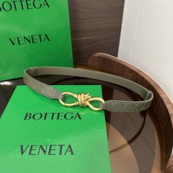 Best Replica BV Andiamo Intrecciato Nappa Belt Green Knockoff