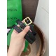 Best Replica BV Contour Intrecciato Small Woven Silk Belt Black Knockoff
