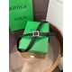 Best Replica BV Contour Intrecciato Small Woven Silk Belt Black Knockoff