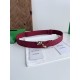 Best Replica BV Andiano Intreccio Large Check Fabric Belt Grey Knockoff