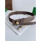 Best Replica BV Andiano Intreccio Large Check Fabric Belt White Knockoff