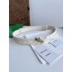 Best Replica BV Andiano Intreccio Large Check Fabric Belt Coffee Knockoff