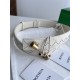 Best Replica BV Andiano Intreccio Large Check Fabric Belt Coffee Knockoff