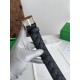 Best Replica Bottega Veneta Mens Intreccio Reversible Check Belt Black Gold Knockoff