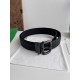 Best Replica Bottega Veneta Mens Reversible Intreccio Belt Black Knockoff