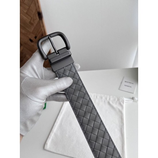 Best Replica Bottega Veneta Mens Reversible Belt Grey Knockoff