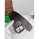 Best Replica BV Mens Reversible Leather Belt Black Knockoff