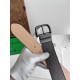 Best Replica BV Mens Reversible Leather Belt Black Knockoff