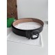 Best Replica BV Mens Reversible Leather Belt Black Knockoff
