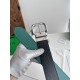 Best Replica BV Mens Reversible Leather Belt Black/Blue Knockoff
