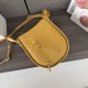 Best Replica Loewe Hammock Slice Crossbody Bag Yellow Knockoff