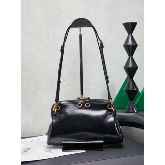 Best Replica Miu Miu Honey Caprice Shell Print Clutch Bag 5BF131 Black Knockoff