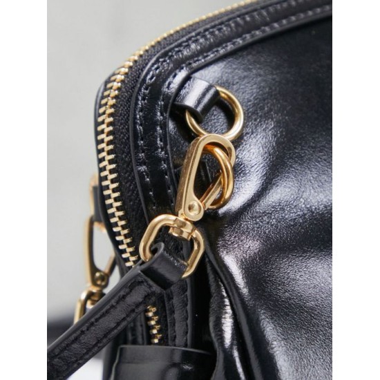 Best Replica Miu Miu Honey Caprice Shell Print Clutch Bag 5BF131 Black Knockoff