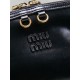 Best Replica Miu Miu Honey Caprice Shell Print Clutch Bag 5BF131 Black Knockoff