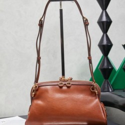 AAAAA Fake Miu Miu Honey Caprice Shell Print Clutch Bag 5BF131 Brown Dupe Best Replica Miu Miu Honey Caprice Shell Print Clutch Bag 5BF131 Brown Knockoff