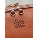 Best Replica Miu Miu Honey Caprice Shell Print Clutch Bag 5BF131 Brown Knockoff
