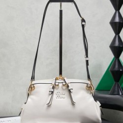 Best Replica Miu Miu Honey Caprice Shell Print Clutch Bag 5BF131 White Knockoff