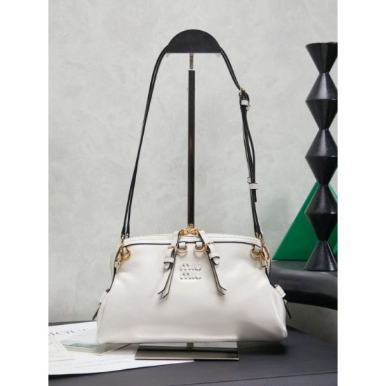 Best Replica Miu Miu Honey Caprice Shell Print Clutch Bag 5BF131 White Knockoff
