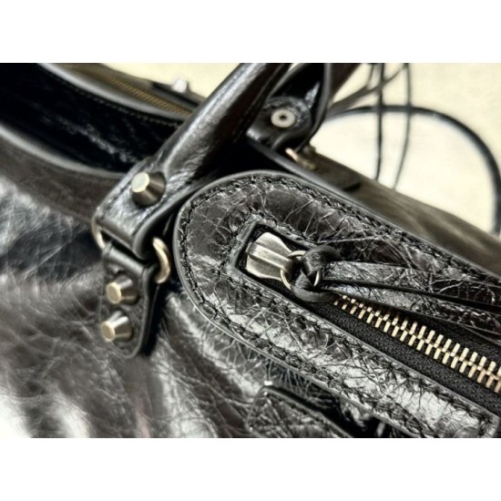 Best Replica Balenciaga Le City East-West Crossbody Bag Black Knockoff
