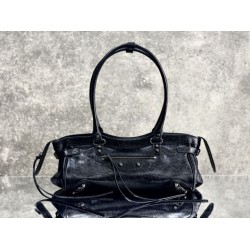 Best Replica Balenciaga Le City East-West Crossbody Bag Black Knockoff