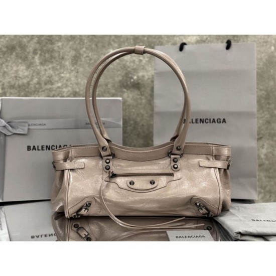 Best Replica Balenciaga Le City East-West Crossbody Bag Pink Knockoff