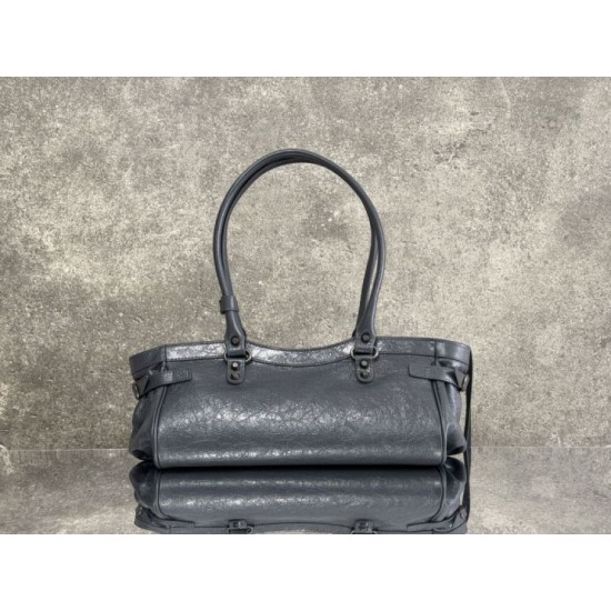 Best Replica Balenciaga Le City East-West Crossbody Bag Grey Knockoff