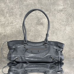 Best Replica Balenciaga Le City East-West Crossbody Bag Grey Knockoff