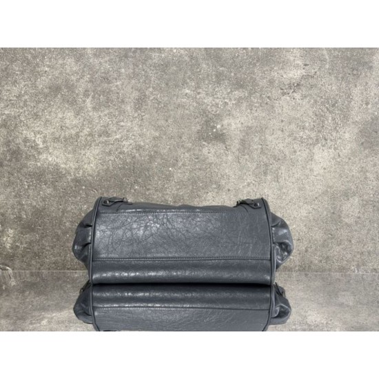 Best Replica Balenciaga Le City East-West Crossbody Bag Grey Knockoff