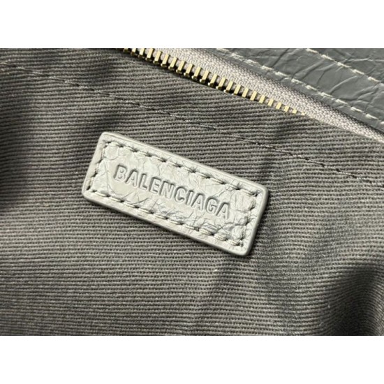Best Replica Balenciaga Le City East-West Crossbody Bag Grey Knockoff