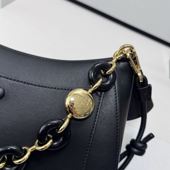 Best Replica Loewe Medium Crossbody Bag Black Ola Knockoff