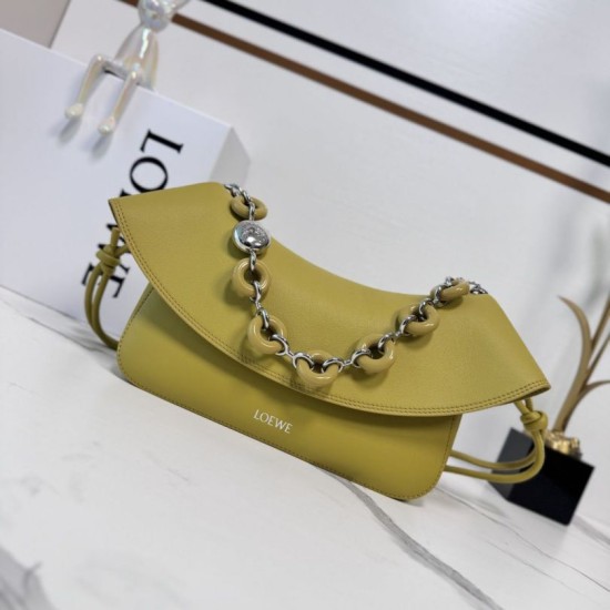Best Replica Loewe Ola Medium Shoulder Bag Yellow Knockoff