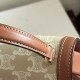 Best Replica Celine Mini Besace Clea Triomphe Canvas Bag Beige Calfskin Knockoff